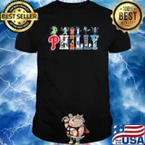 Philadelphia Phillies Eagles Flyers 76ers Union Soul mascot shirt