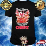 Real women love football beautiful intelligent hilarious amazing women love Chiefs signatures shirt