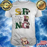 Snoopy Charlie Brown and friends Spring shirt