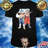 Son Goku and Vegeta Nike anime cartoon shirt