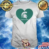 Spartan strong heart love shirt
