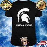 Spartan strong sport logo shirt