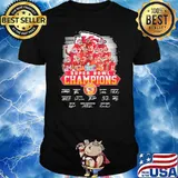 Super Bowl champions Kansas city Chiefs signatures shirt