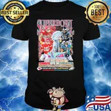 Superbowl Kansas city Chiefs Philadelphia Eagles state farm stadium Glendale Arizona signatures shirt