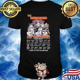 The Bears 103rd anniversary 1920-2023 thank you for the memories signatures shirt