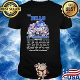 The Bills 63rd anniversary 1960-2023 thank you for the memories signatures shirt