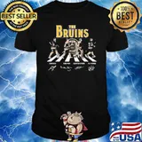 The Bruins Walking Abbey Road signatures shirt