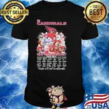 The Cardinals 125th anniversary 1898-2023 thank you for the memories signatures shirt