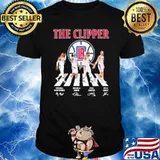 The Clipper Walking Abbey Road Russell Westbrook Terance Mann signatures shirt
