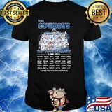 The Cowboy 63rd anniversary 1960-2023 thank you for the memories signatures shirt