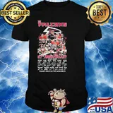 The Falcons 57th anniversary 1966-2023 thank you for the memories signatures shirt