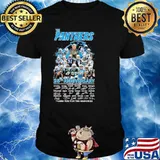 The Panthers 25th anniversary 1995-2020 thank you for the memories signatures shirt