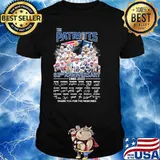 The Patriots 63rd anniversary 1960-2023 thank you for the memories signatures shirt