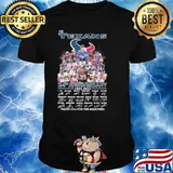 The Texans 24th anniversary 1999-2023 thank you for the memories signatures shirt