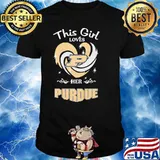 This girl loves her Purdue diamond heart shirt