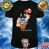 Toothless Stitch Baby Yoda friends Frito Lay shirt