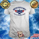 United States navy Top Gun fighter weapons school shirt