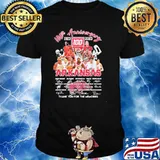 100th Anniversary 1923 2023 Arkansas Razorbacks Players Thanks You For The Memories Signatures player Shirt