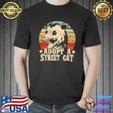 Adopt a street cat vintage shirt