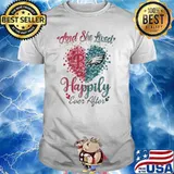 And she lived happily ever after philadelphia phillies and Philadelphia Eagles shirt