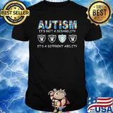 Autism it's not a disability it's a diffrent ability Las Vegas Raiders shirt