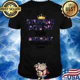 Awesome stepping into my 15th 15th birthday 15 year old birthday crown flowers T-Shirt