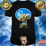Baby yoda dabbingKroger shirt