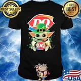 Baby yoda hug Dairy Queen St.Patrick's day shirt