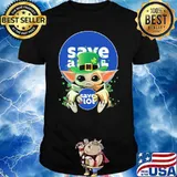 Baby yoda hug Save a lot St.Patrick's day shirt