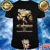 Bod Seger 60th anniversary 1961-2021 thank you for the memories signatures shirt