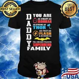 Favorite Superhero daddy family Ironman Thor shirt