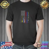 First Responders Hero Fag Nurse EMS Poice Fire Miitary T-Shirt