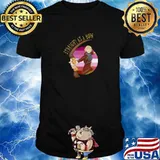 Funny sera & Straight As A Bow & Lesbian Pun Vintage T-Shirt