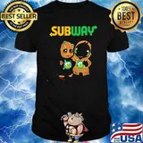 Groot and toothless Subway shirt