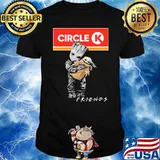 Groot hug baby yoda Circle K friends shirt