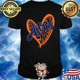 Houston Astros heart baseball love shirt