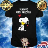 I am love and I am loved snoopy and woodstocks shirt