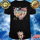 I’m a horroraholic heart horror movies character IT shirt