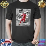 James Conner Football Paper Poster Cardinals 5 T-Shirt