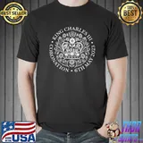 King Charles Coronation Commemorative 6th May 2023 Flowers T-Shirt