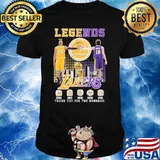 Legends Los Angeles Lakers champions NBA finals thank you for the memories signatures shirt