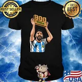 Lionel Messi 800 Goals Argentina 21 FC Barcelona Football Soccer T-Shirt