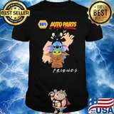 Napa auto parts friends toothless Stitch and Baby yoda shirt