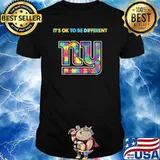 New York Giants it's ok to be different autism shirt