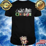 Oregon DUCKS Oregon State Beavers Chicago Blackhawks Portland Trail Blazers shirt