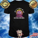 Original yes i'm a gamer girl and yes i play video games video games lovers vintage mountain T-Shirt