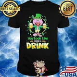 Peanut Jeff Dunham you look like I need a drink St.Patrick's day shirt