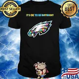 Philadelphia Eagles it's ok to be different autism shirt
