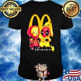 Pikachu and Deadpool friends McDonald's shirt