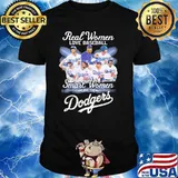 Real women love baseball smart women love the Dodgers shirt